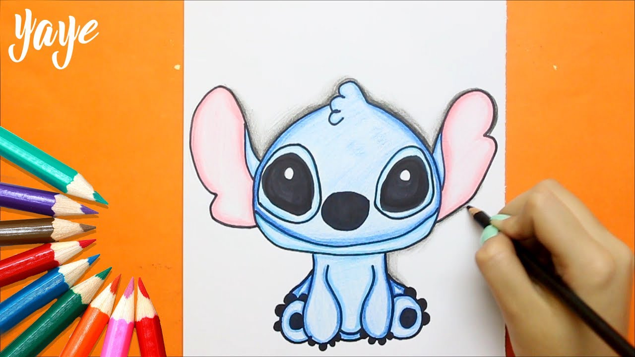 Como Dibujar A Stitch How To Draw Stitch Lilo And Stitch Youtube