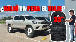 NUEVAS CUBIERTAS 35 PULGADAS  para la HILUX| Viajamos 1.000 kilómetros✈| Maxi_Merhell