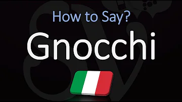 Wie heißt es Gnocchi oder Gnocchi?