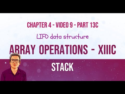 Stacks | Push and Pop operations | Array and Linked list implementation ...