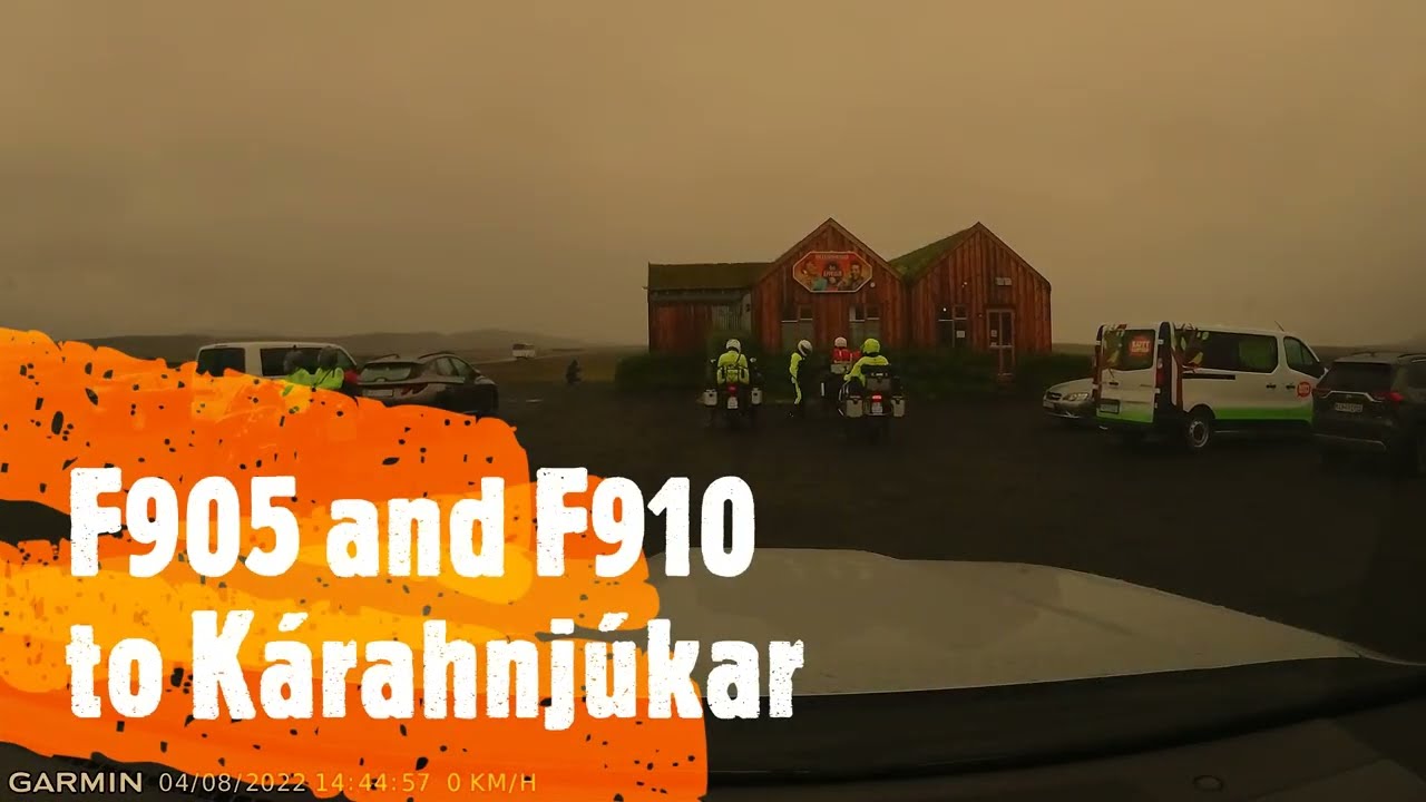 Iceland F-Roads: F905 to Kárahnjúkar (2022, no sound, dashcam) — Arnardalsleið — video poster