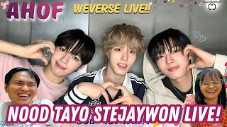 AHOF JL, Steven, & Juwon Weverse Live  -  Live Reaction 08032026