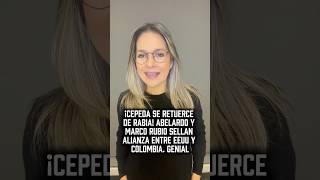 Cepeda is seething! Abelardo de la Espriella and Marco Rubio seal an international alliance