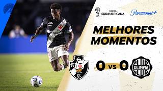 VASCO 0 X 0 OLIMPIA - CONMEBOL SUDAMERICANA 2026 | Paramount+ Brasil