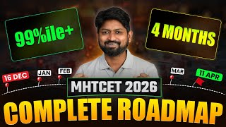 MHT-CET 2026 | 120 Days Master Plan to Score 99%ile | Complete Roadmap by Ankush Sir