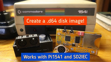 Create a .d64 Disk Image for Pi1541 or SD2IEC using Vice #commodore64