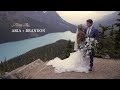 Peyto Lake Elopement Video | Aria + Brandon