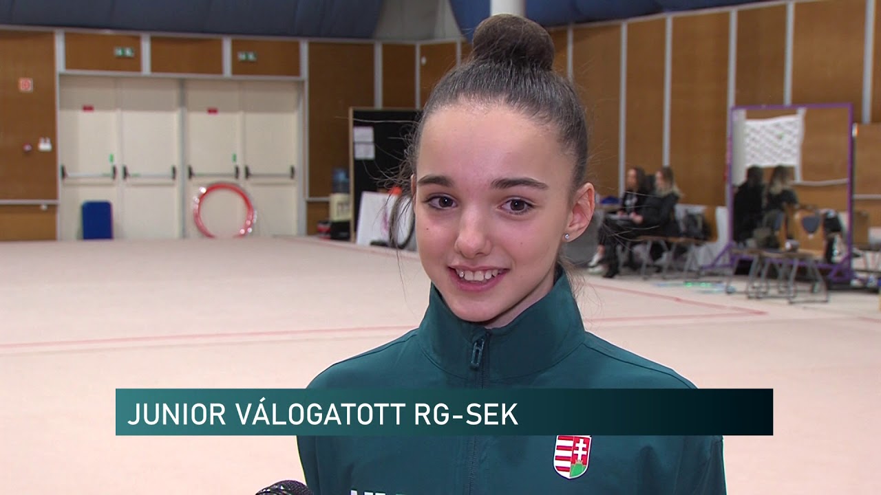 Ritmikus gimnasztika - pécsi lányok - Híradó - 2021.02.09.