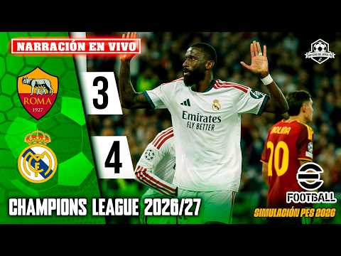 Video Roma vs Real Madrid EN VIVO - Champions League