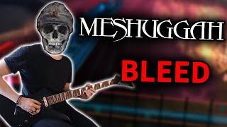 Meshuggah - &quot;Bleed&quot; Guitar Cover (Rocksmith CDLC)
