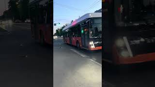 Электробус ЛиАЗ-6274 N3041 следует в депо по Южному Шоссе #картофан152 