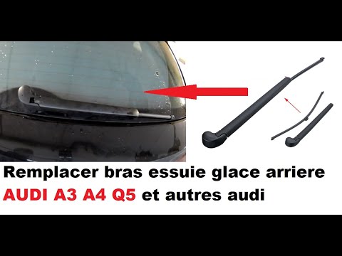 Replace rear wiper arm AUDI A3 A4 Q5 and other audi 