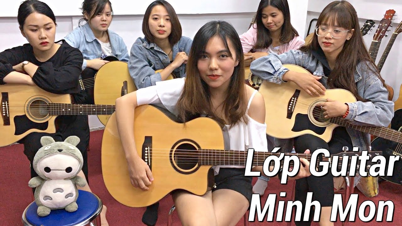 Lớp học đàn | Lớp Guitar Minh Mon – "Sóng Gió", "Trời Giấu Trời Mang Đi", "Tình Đắng Như Ly Cà Phê" (Acoustic)