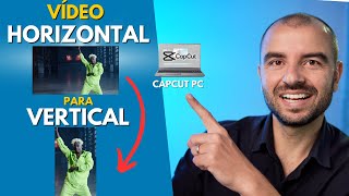 Reenquadramento Horizontal (16:9) para Vertical (9:16) de forma Automática e Manual no CapCut PC screenshot 2