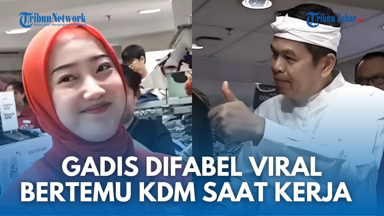 KDM PENUHI JANJI GADIS TUNARUNGU! Apresiasi Gadis Kembar Difabel Viral Hasna & Hasni di Bandung