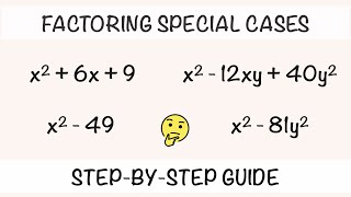 Factoring the Special Cases of Quadratic Equations