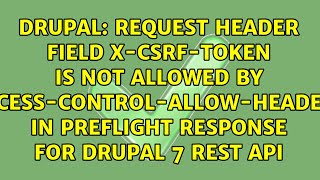 Request header field X-CSRF-Token is not allowed by Access-Control-Allow-Headers in preflight...