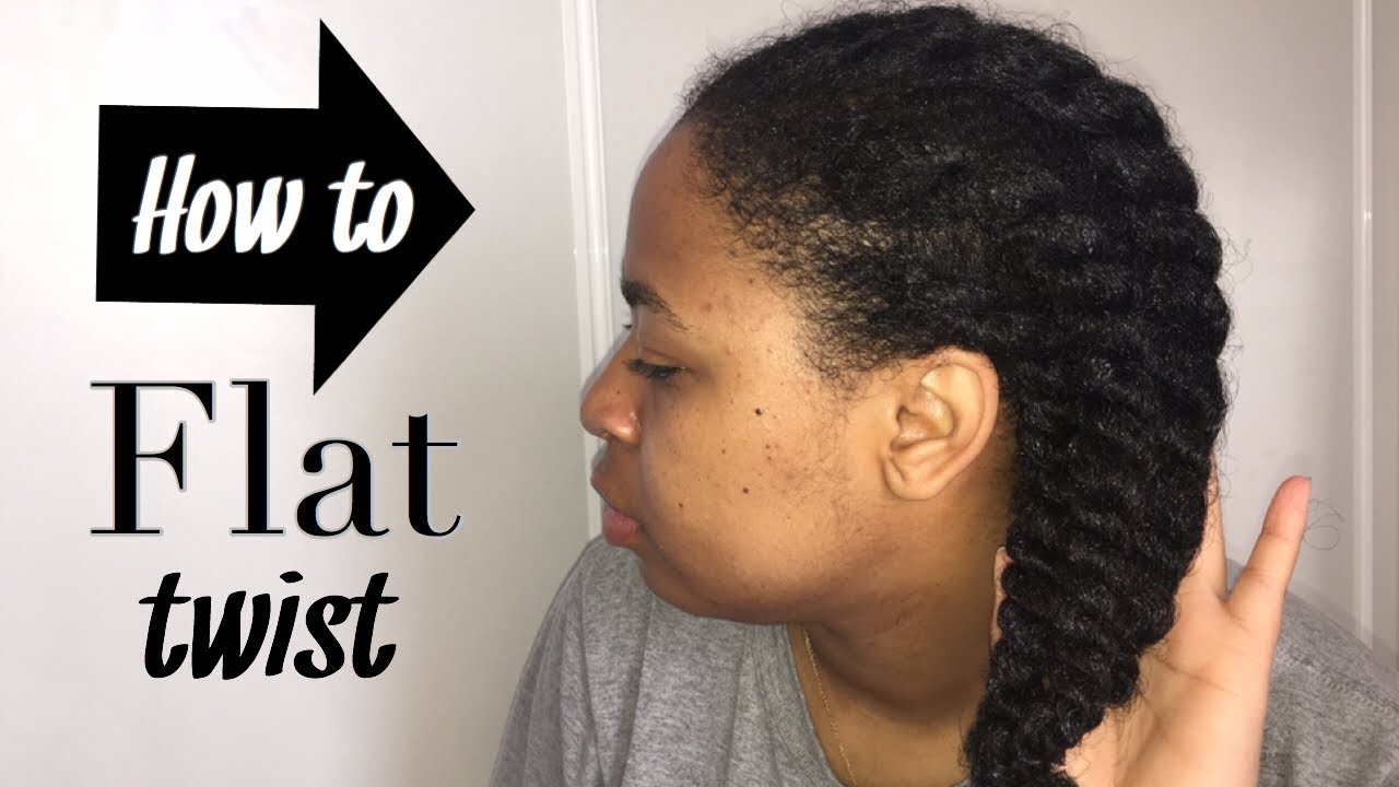 Flat twist Tutorial | For Beginners - YouTube