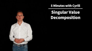 Singular Value Decomposition - 5 Minutes with Cyrill