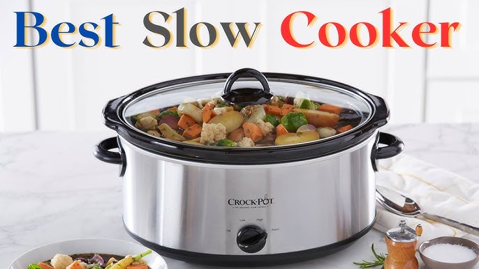 Hamilton Beach 6 qt. Gray Programmable Slow Cooker with Defrost