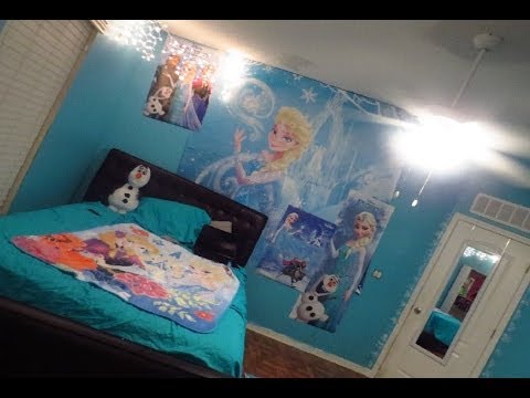 MY FROZEN BEDROOM TOUR! - YouTube