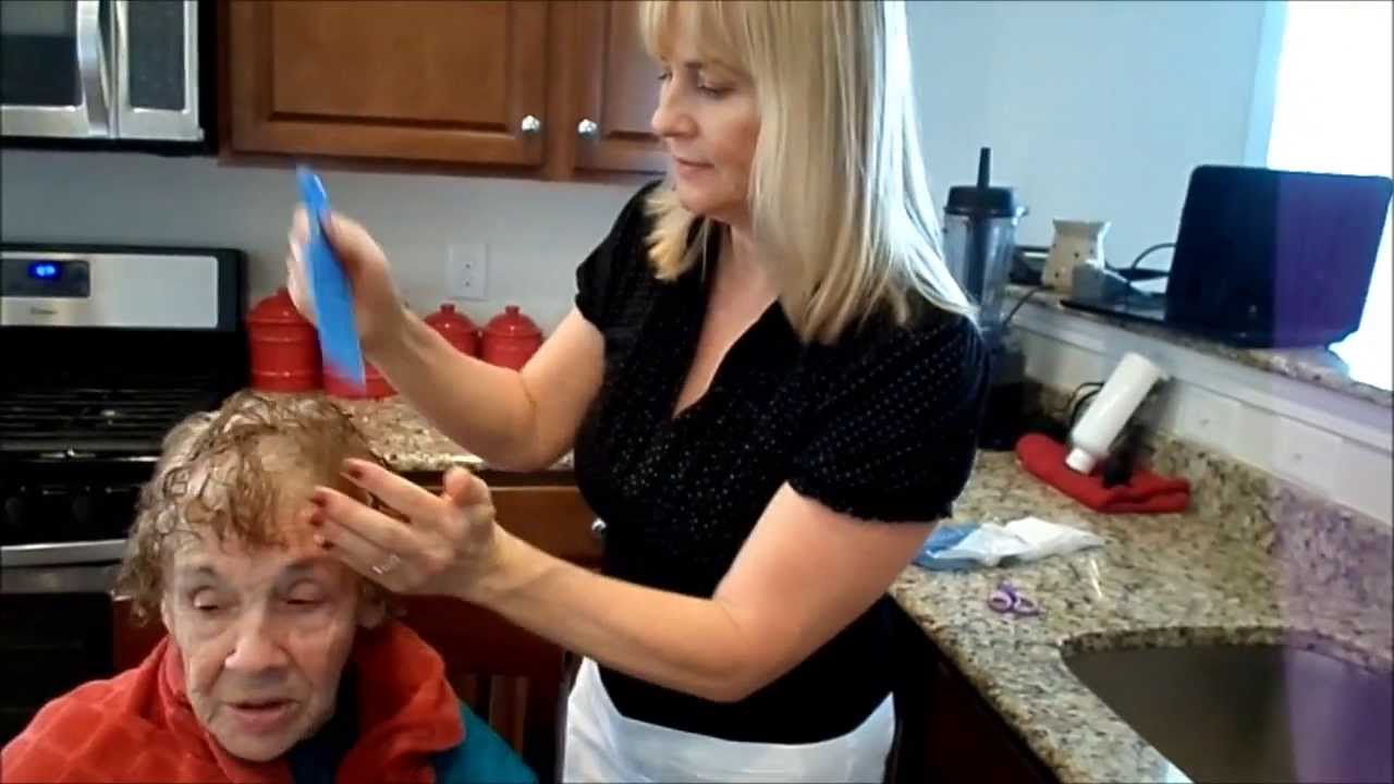 how to perm hair at home part 5 YouTube