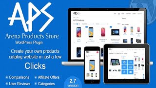 Arena Products Store - WordPress Plugin Create a affiliate marketing website