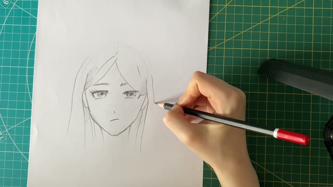 Easy anime drawing | how to draw anime girl easy step-by-step