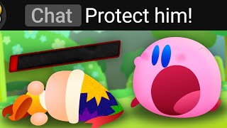 My Chat Forced Me To Protect An Npc In Kirby