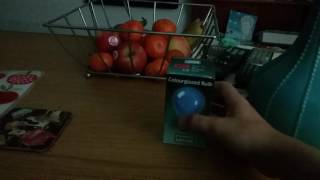 Crompton blue GLS bulb