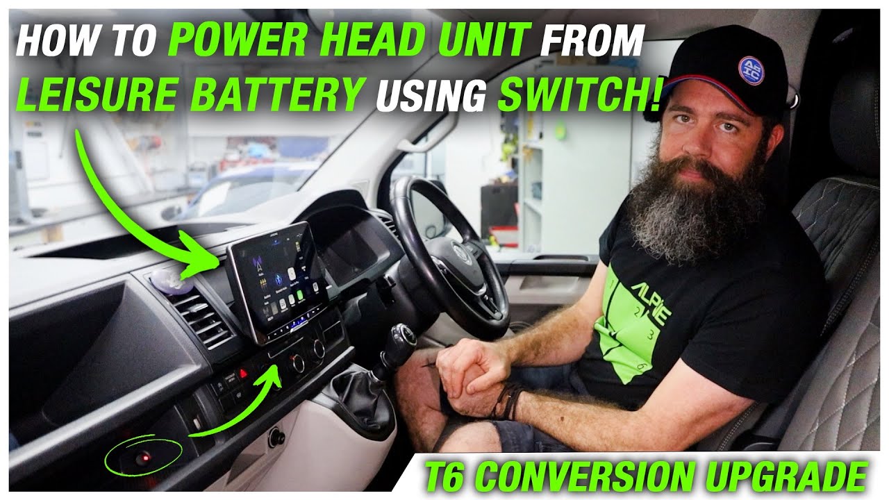 VW T6 — Как запитать магнитолу от дополнительного аккумулятора через выключатель!