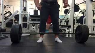 Deadlift 225kg x 2 PB 03102015
