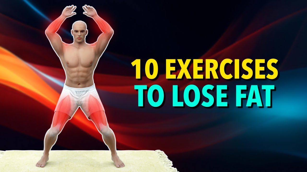 10 Exercises to Lose Stomach Fat and Belly Fat - YouTube