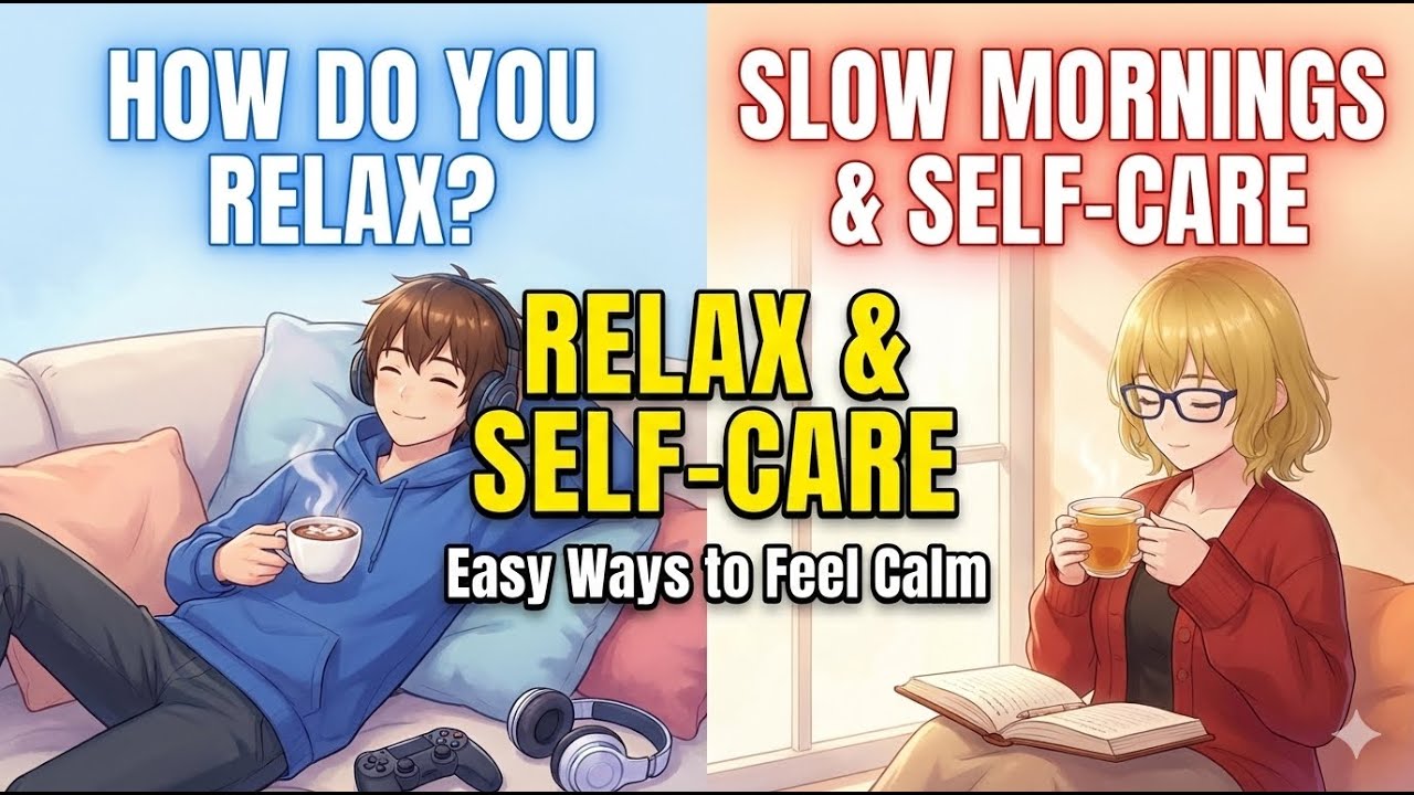 Relax Self Care in Easy English | Daily English Conversation for Beginner