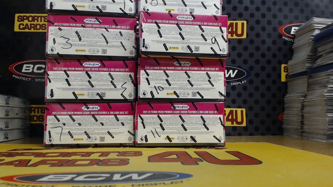 2021-22 Panini Prizm English Premier League EPL Soccer 4Box Team Break #5 (3-16-22)
