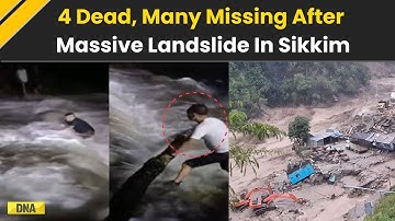 Sikkim Landslide: 4 Dead, 3 Missing After Heavy Rain Triggers Landslide In West Sikkim
