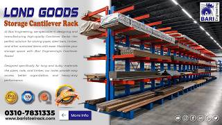 Cantilever Rack System for Long Goods Storage | Heavy Duty Warehouse Racking Solution
