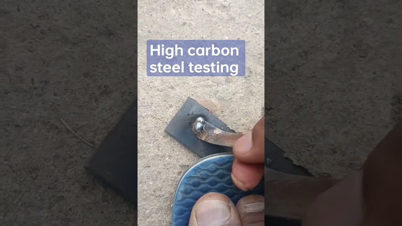 HIGH CARBON STEEL TESTING #youtubeshorts #shorts #viralvideo