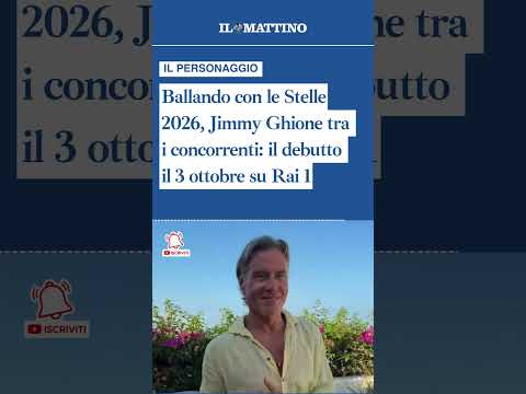 Video Ballando con le Stelle 2026, Jimmy Ghione tra i concorrenti: il debutto il 3 ottobre su Rai 1