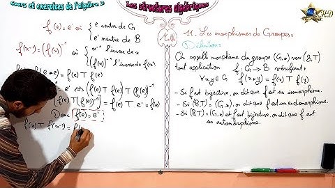Les structures algébres partie 5