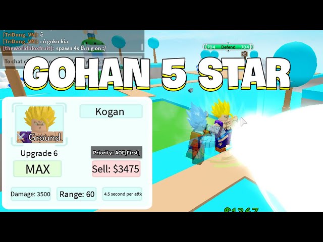 Kogan (Gohan), Roblox: All Star Tower Defense Wiki