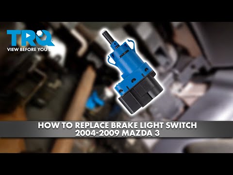 How To Replace The Brake Pedal Switch Mazda 3 2011