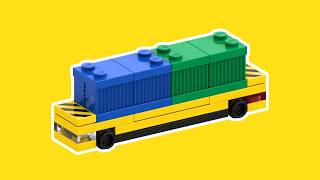 How to build a LEGO Automated Guided Vehicle (AGV) MOC - Micro March 2026 Day 14