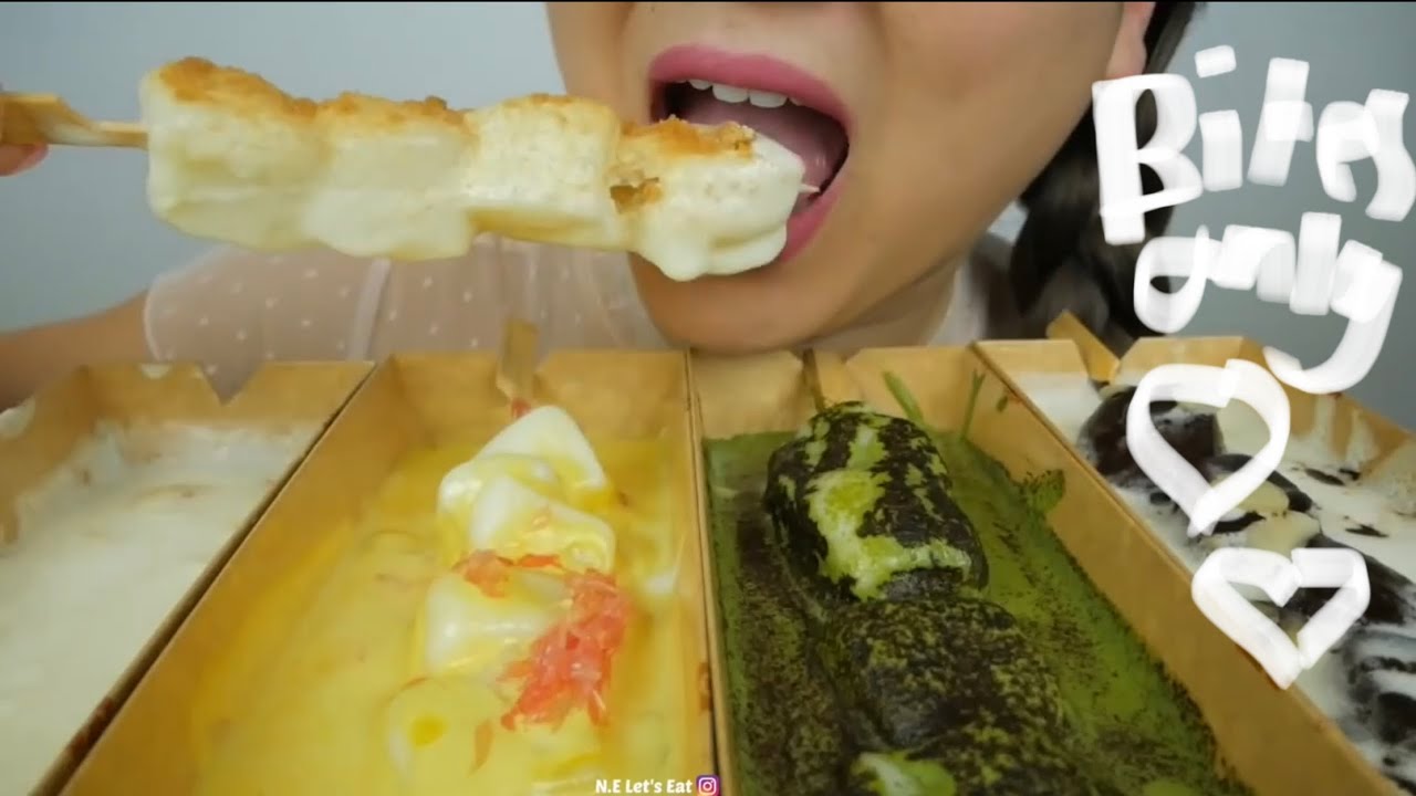 BITES ONLY: N.E Let’s eat (ASMR)- MOCHI DANGO
