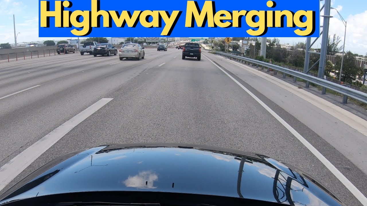 How To Merge Onto A Highway Or Interstate (Driving Tutorial)