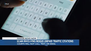 State warns of scam involving fake traffic citation text messages