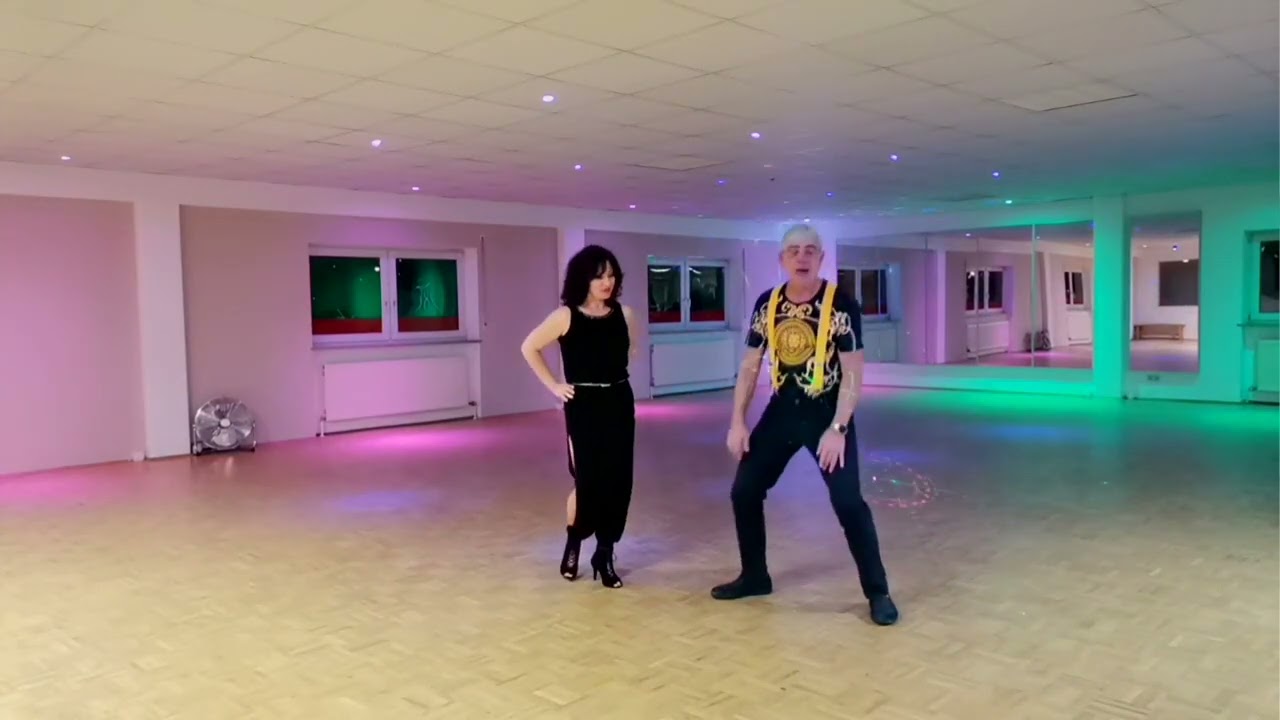Kizomba-Mastertools. Sitztechniken niedrig 1+2/Variationen. Erika & Pedro