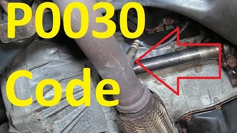 Causes and Fixes P0030 Code: HO2S Heater Control Circuit