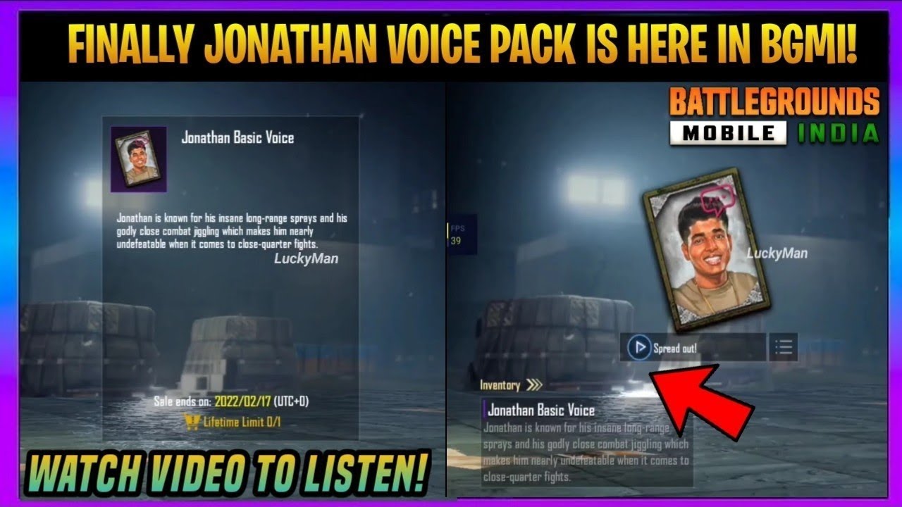 OPENING NEW JONATHON VOICE IN BGMI | MY FIRST VIDEO ON YOUTUBE | # ...