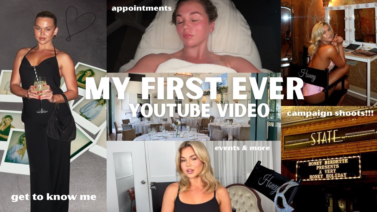 MY FIRST YOUTUBE VIDEO! exciting campaigns, get to know me, photoshoots + more💌